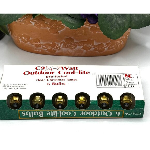 Trim A Home 6-Pack Outdoor C9 1/4 Cool-Lite 7W Bulbs - Picture 4 of 7